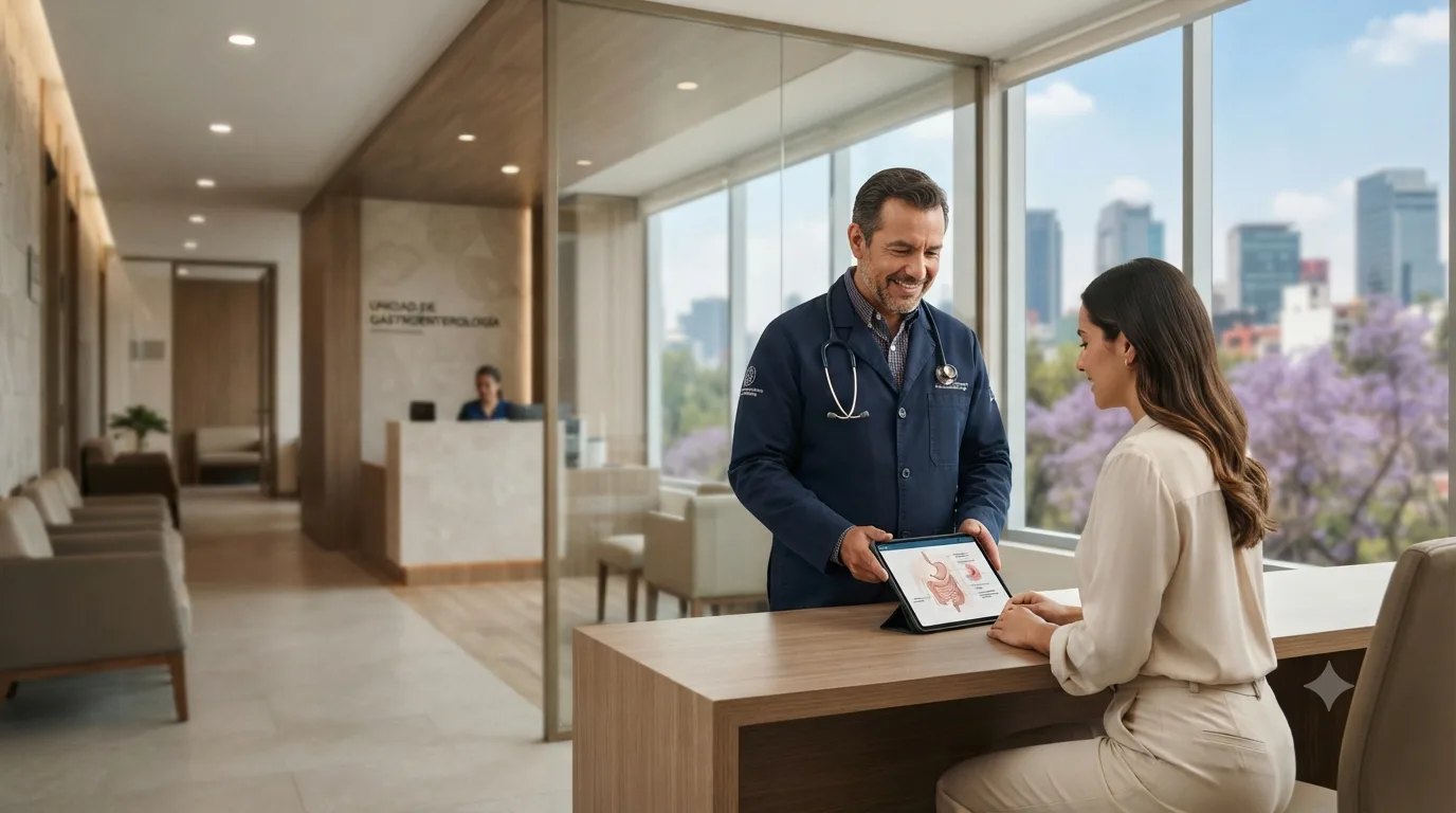 Clínica con gastroenterólogo en CDMX