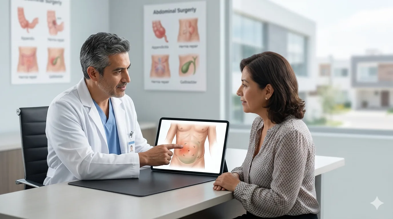 ¿Qué especialista trata la distensión abdominal?